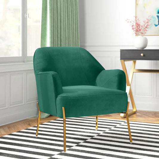 1 Seater Sofa Set : BEN 26'' Wide Velvet Armchair