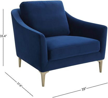 Sofa Chair: Blue, Cognac Leatherette, Grey Leatherette, Light Grey