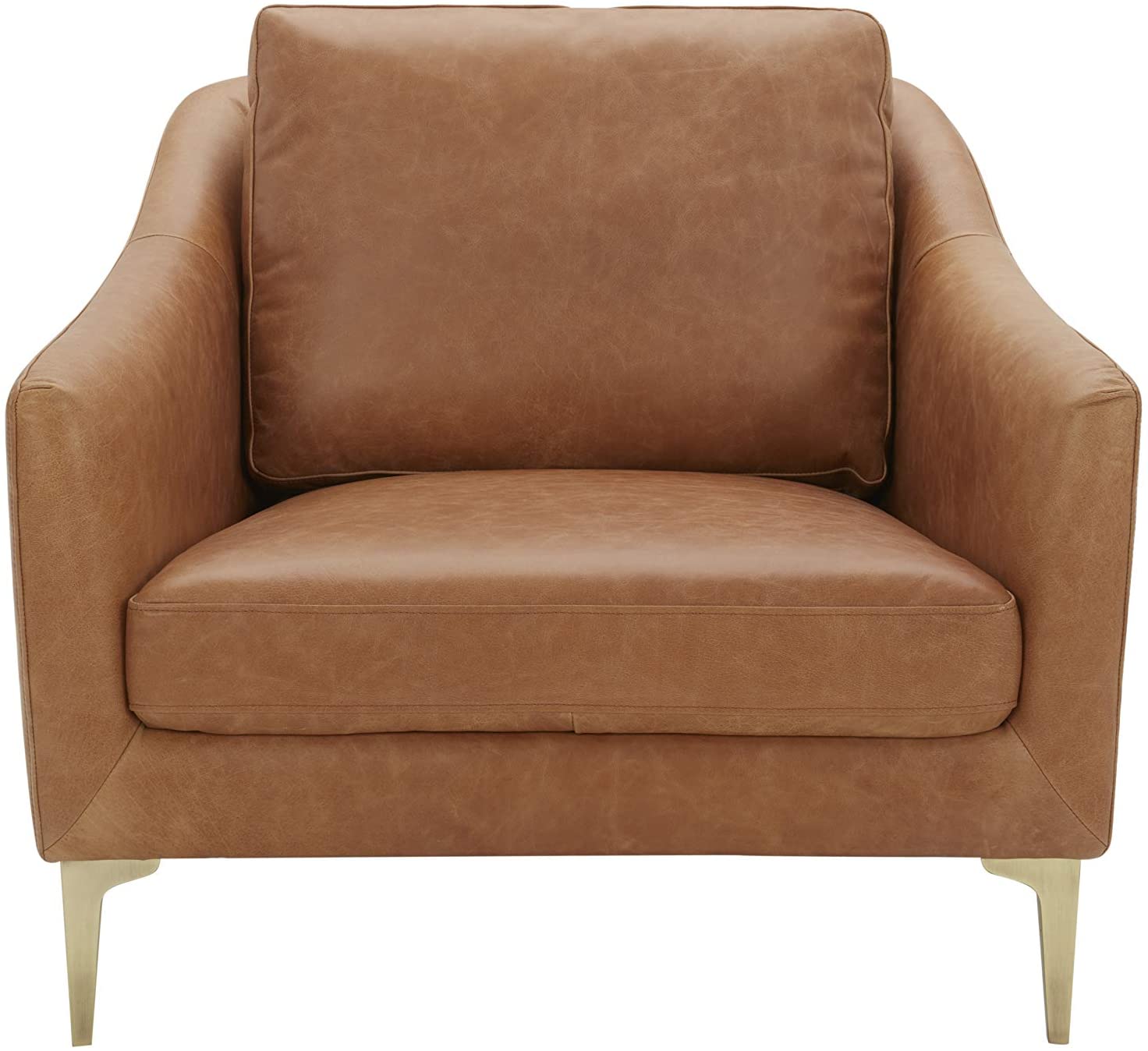Sofa Chair: Blue, Cognac Leatherette, Grey Leatherette, Light Grey