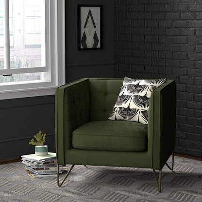 Sofa Chair: Cognac Leatherette, Emerald, Grey Leatherette, Teal Sofa Set