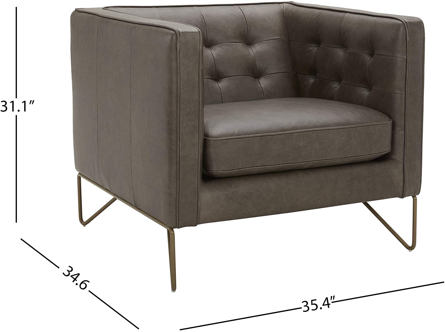 Sofa Chair: Cognac Leatherette, Emerald, Grey Leatherette, Teal Sofa Set