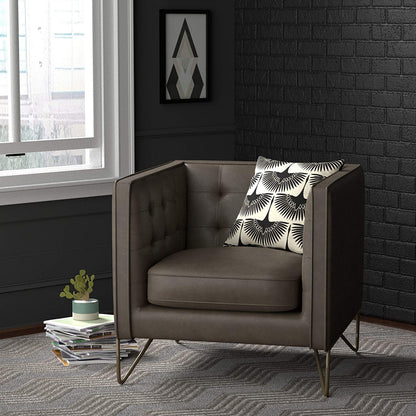 Sofa Chair: Cognac Leatherette, Emerald, Grey Leatherette, Teal Sofa Set