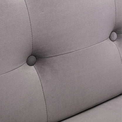 1 Seater Sofa Set : JOI 25.2'' Wide Tufted Velvet Armchair