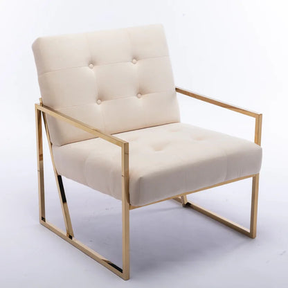 1 Seater Sofa Set : JOI 25.2'' Wide Tufted Velvet Armchair
