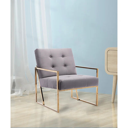 1 Seater Sofa Set : JOI 25.2'' Wide Tufted Velvet Armchair