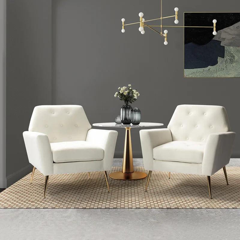 Armchair : MIA 30.5'' Wide Tufted Armchair