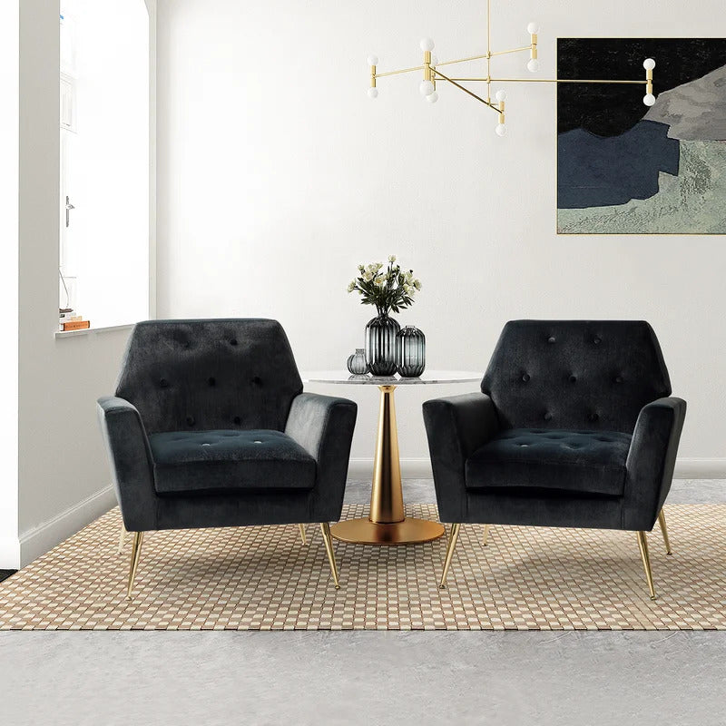 Armchair : MIA 30.5'' Wide Tufted Armchair