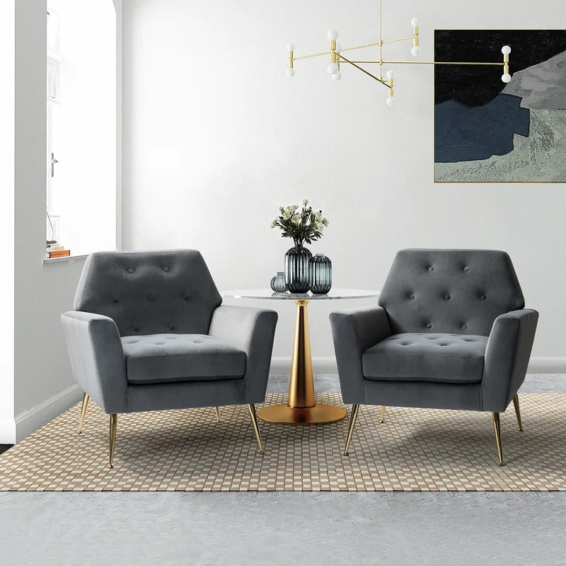 Armchair : MIA 30.5'' Wide Tufted Armchair