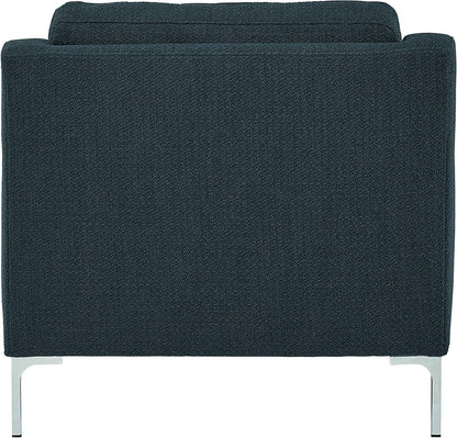 Sofa Chair : Modern Contemporary Accent (Navy)