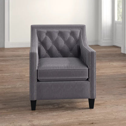 1 Seater Sofa Set : RIYA 29'' Wide Tufted Armchair