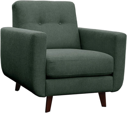 Sofa Chair : Storm Grey Armchair with Tapered Legs