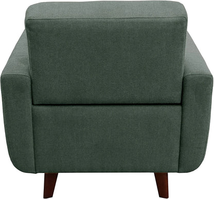 Sofa Chair : Storm Grey Armchair with Tapered Legs