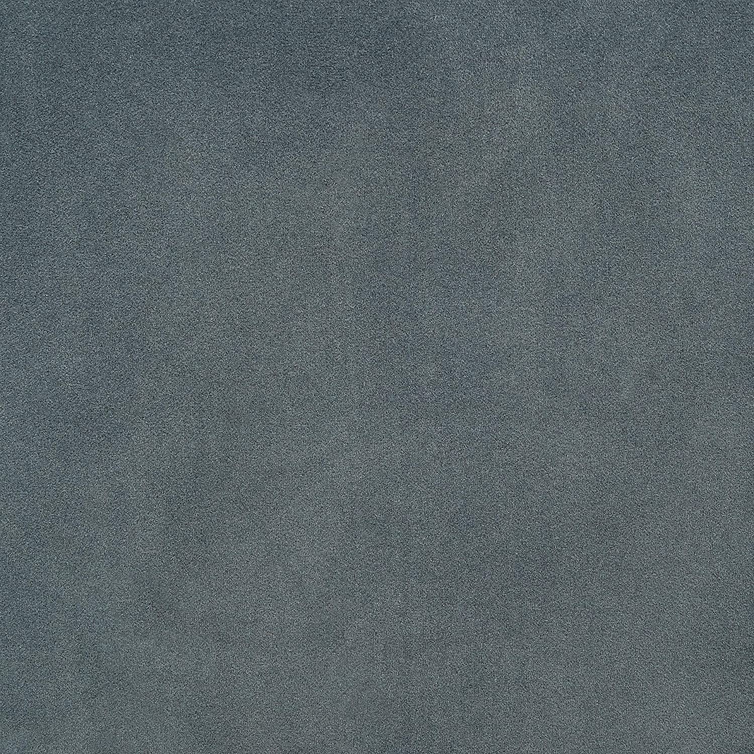 Sofa Chair: Slate Blue Velvet Chair with Arms