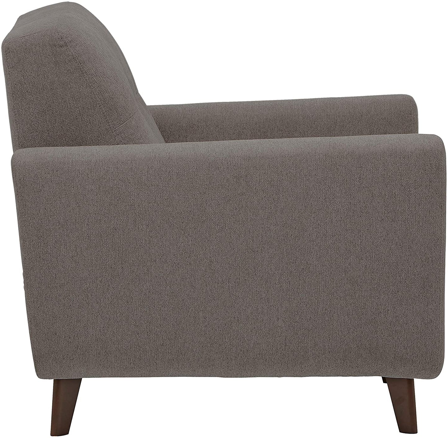 Sofa Chair : Storm Grey Armchair with Tapered Legs