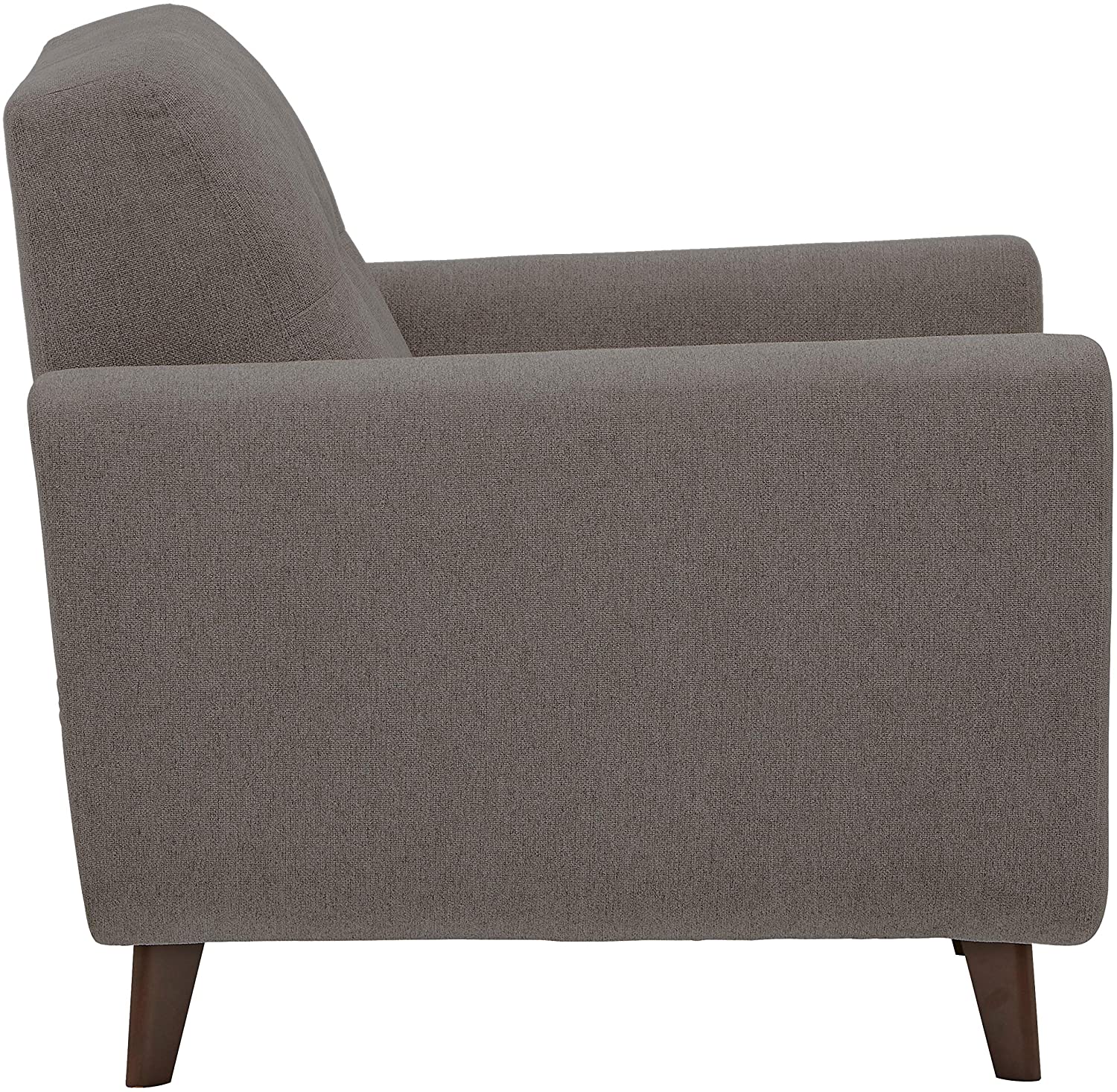 Sofa Chair : Storm Grey Armchair with Tapered Legs