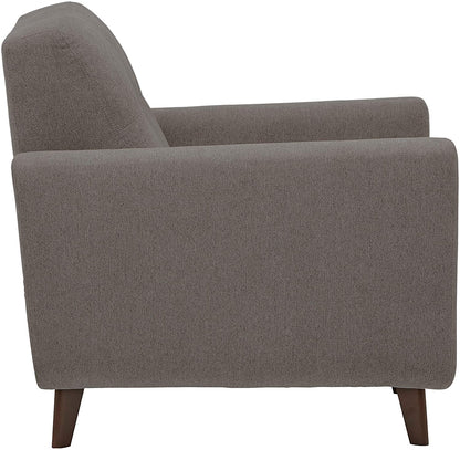 Sofa Chair : Storm Grey Armchair with Tapered Legs