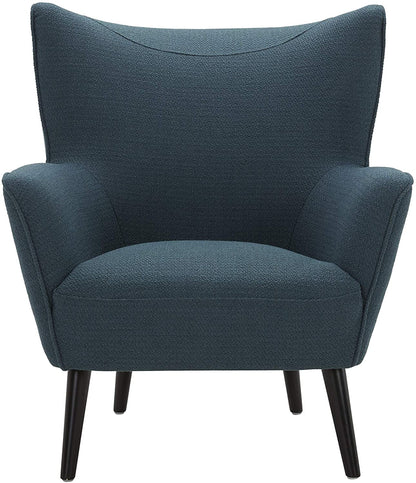 Sofa Chair : Teal Armchair with Tapered Legs