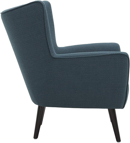 Sofa Chair : Teal Armchair with Tapered Legs