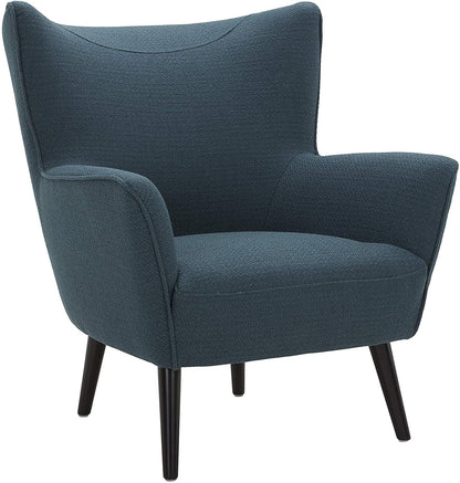 Sofa Chair : Teal Armchair with Tapered Legs