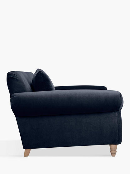 2 Seater Sofa : Clever Velvet Fabric Sofa Set, (Blue)