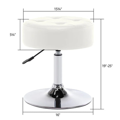 Seating Stool: 25'' Tall Iron Vanity Stool