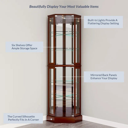 Display Unit: 26'' Wide Mirrored Cabinet
