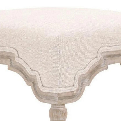 Seating Stool: 27'' Tall Solid Wood Accent Stool