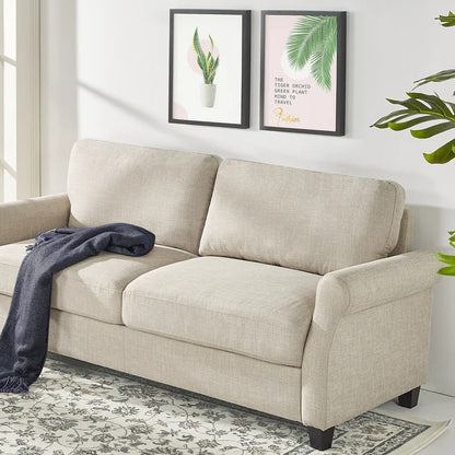 2 Seater Sofa : Loveseat Sofa Beige