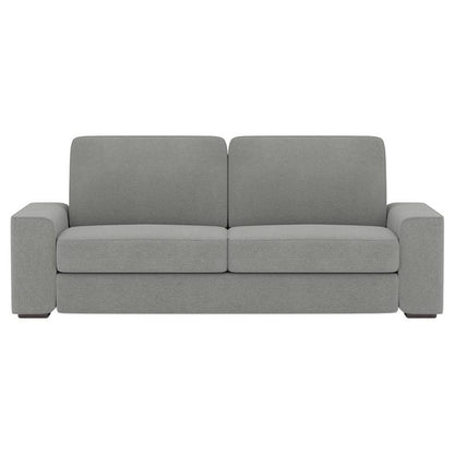 2 Seater Sofa :- Sydney Fabric Sofa Set (Light Grey)