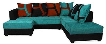 L Shape Sofa Set:- Fabric Sectional Sofa Set