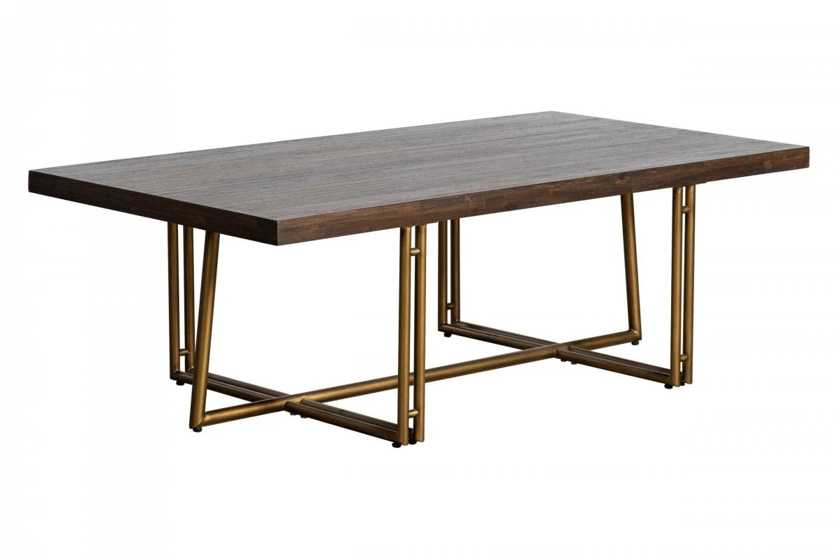 Dining Table: Brass Dining Table