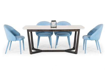 Dining Table: Alex Marble Dining Table