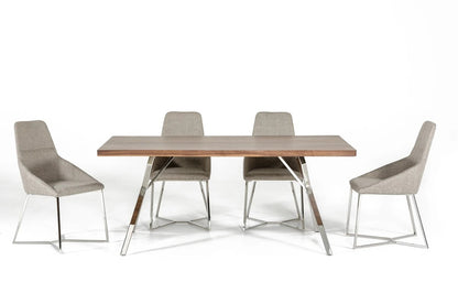 Dining Table: Stainless Steel Dining Table