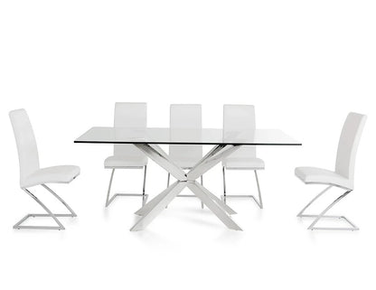 Dining Table: james Glass Dining Table