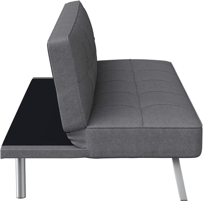 3 Seater Sofa : Charcoal Convertible Sofa Set