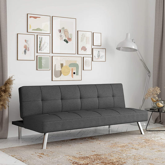 3 Seater Sofa : Charcoal Convertible Sofa Set