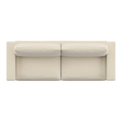 3 Seater Sofa Set:- Fabric Office Sofa Set (Cream)