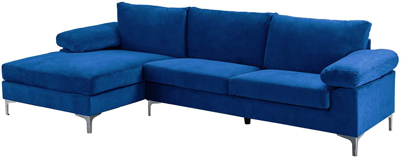 3 Seater Sofa : L-Shape Couch with Extra Wide