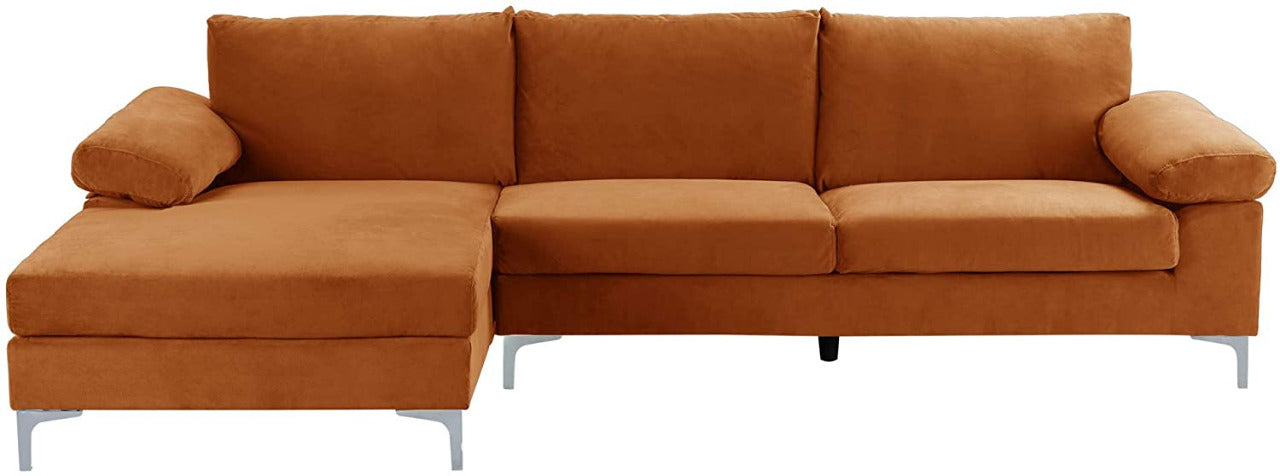 3 Seater Sofa : L-Shape Couch with Extra Wide