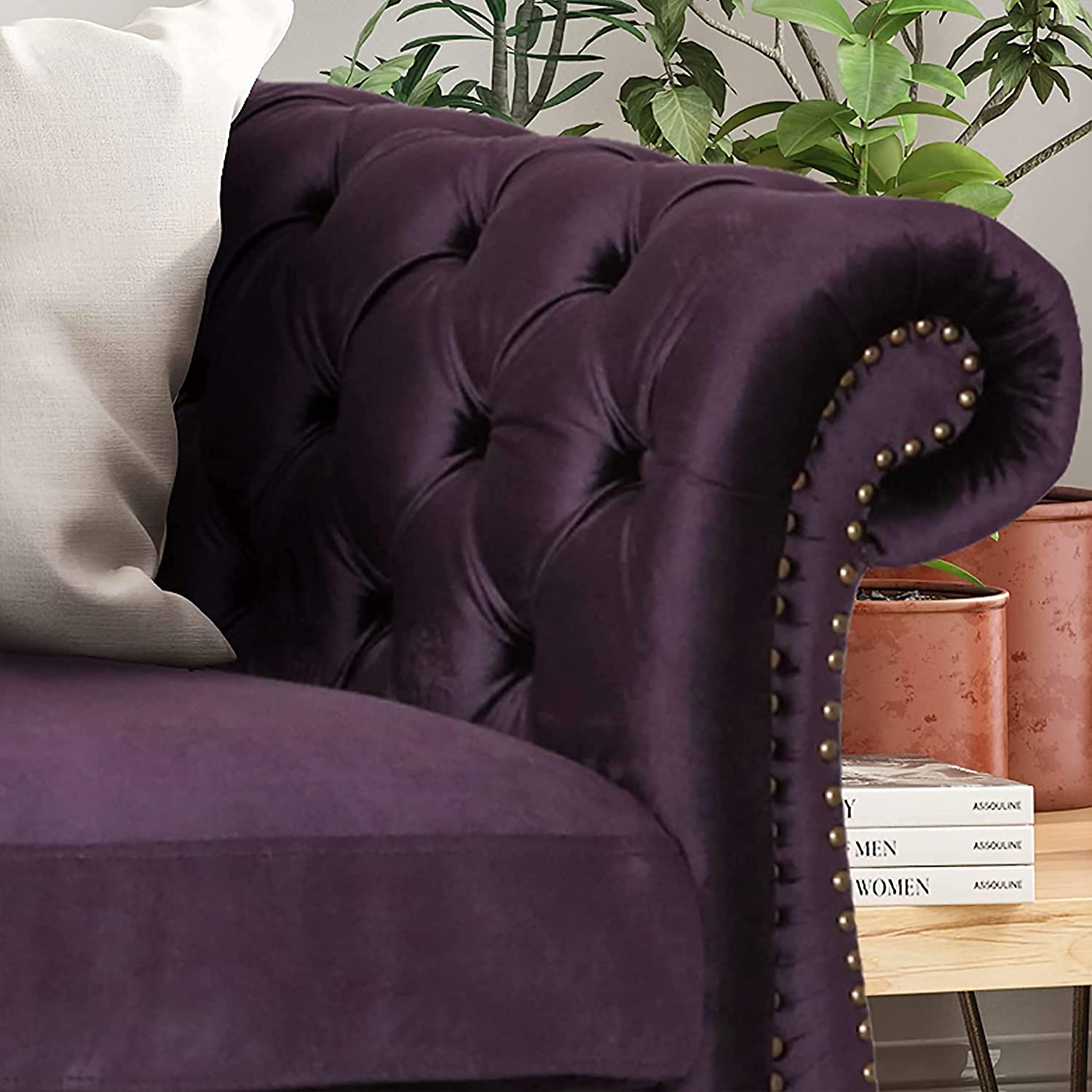 3 Seater Sofa : Chesterfield Modern Sofa Set