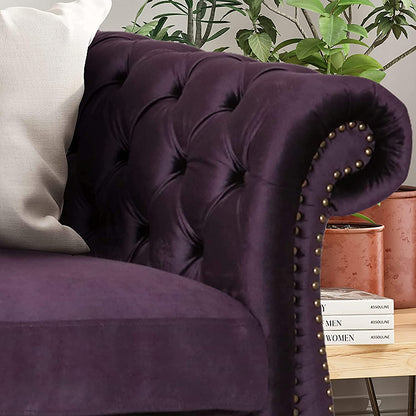 3 Seater Sofa : Chesterfield Modern Sofa Set