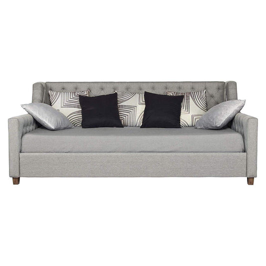 3 Seater Sofa Set Volex Hardwood Fabrice Sofa Set, Standard, (Grey)