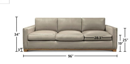 3 Seater Sofa:- Ultra Leatherette Sofa Set (Beige)