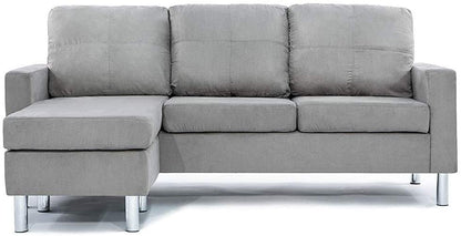 L Shape Sofa Set: OWL Modern Sectional Sofa