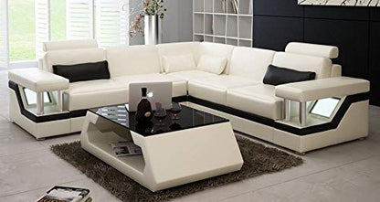 L Shape Sofa Set:- Fully Customizable Leatherette Sofa Set, Standard Size