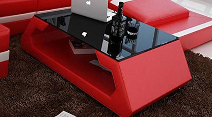 L Shape Sofa Set: -Luxury Unique Sectional , Lounger, Ottoman Sofa with Foot Stool (Black and White)