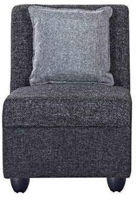 5 Seater Sofa Set: - Delta Fabric Sofa Set (Dark Grey)
