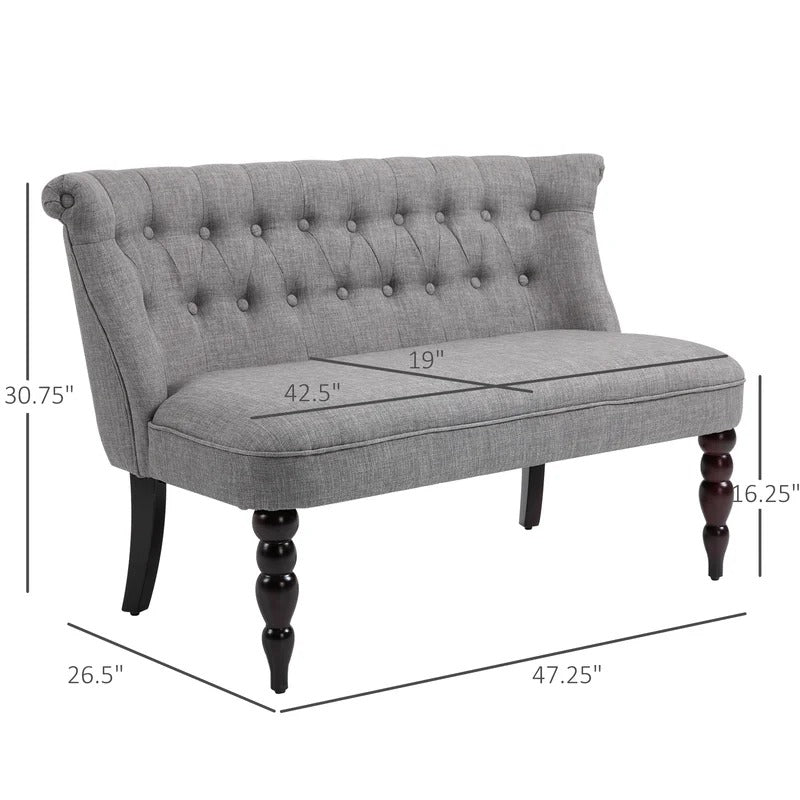 Office Sofa: 47.25'' Armless Settee