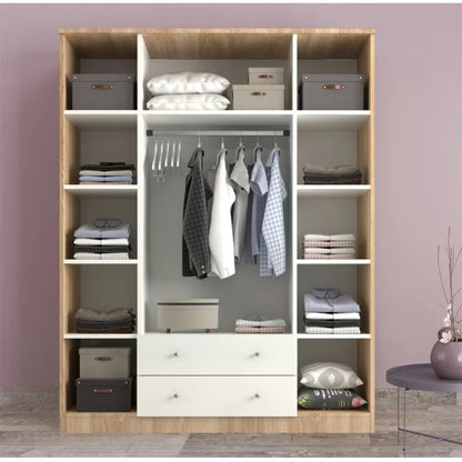 4 Door Wardrobe: 4 Door Manufactured Wood Wardrobe