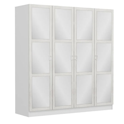 4 Door Wardrobe: 4 Door Manufactured Wood Wardrobe